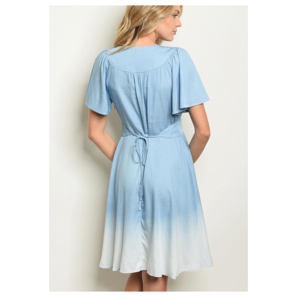 Ombré Chambray Dress - Picture 4 of 4